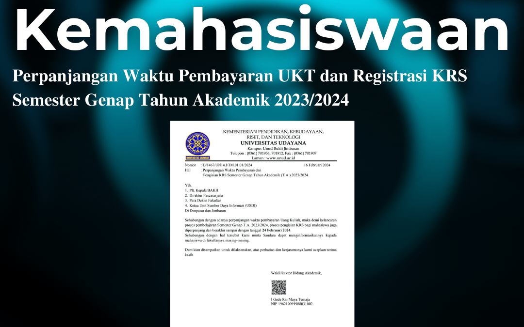 Info Kemahasiswaan Perpanjangan Pembayaran Ukt Bem Fk Unud