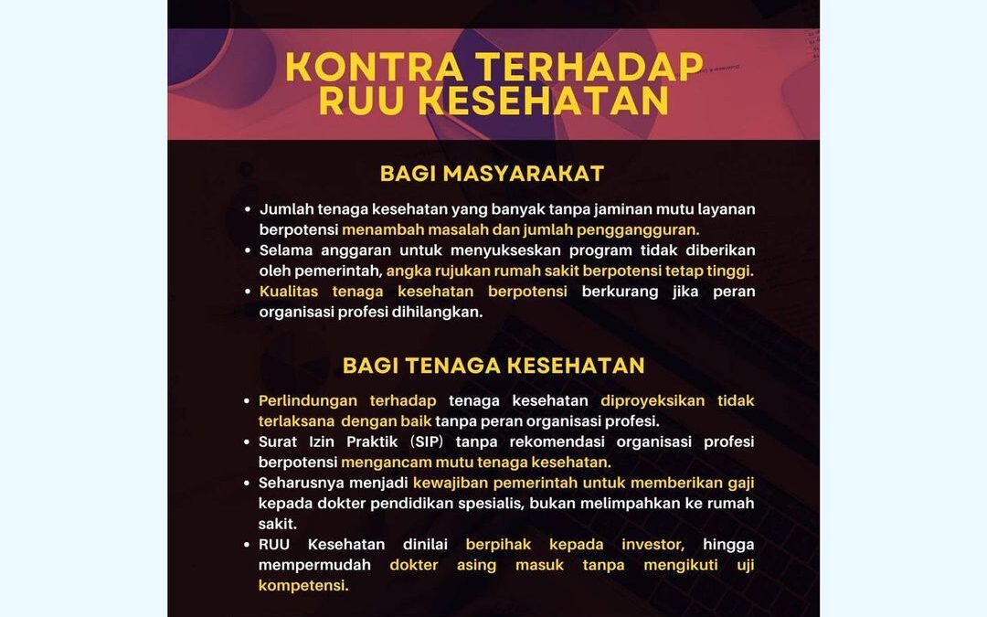 RUU Kesehatan- Tonggak Awal Transformasi Sistem Kesehatan Indonesia? (9 ...