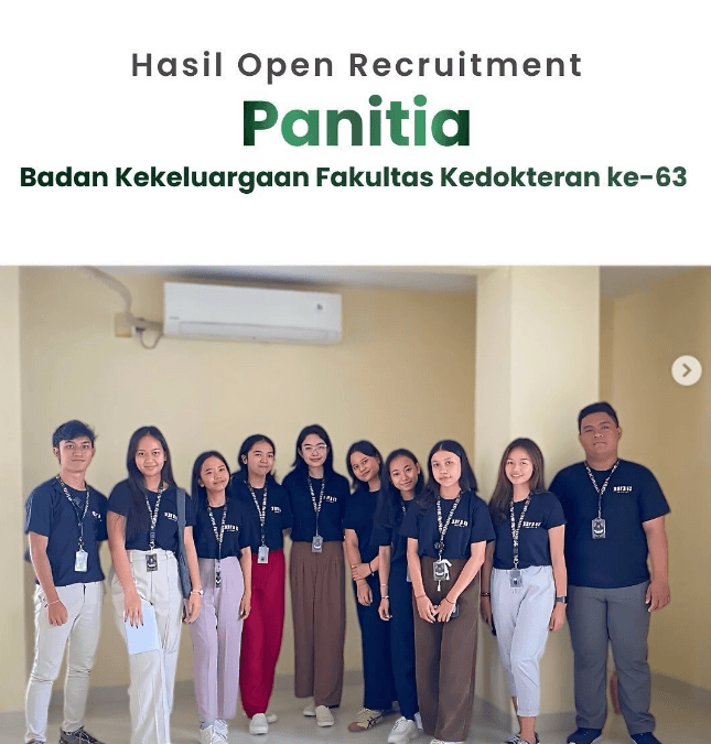Hasil Open Recruitment Panitia BKFK-63